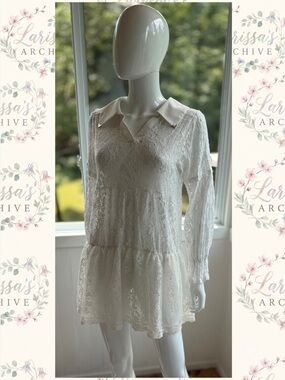 Axes Femme | 2021 Ethereal Lace Babydoll Layering Dress | Size JP M (Western XS)